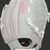 Fastpitch Softball * | Rawlings Sure Catch Fastpitch Glove 10.5 Grey/Pink Lht