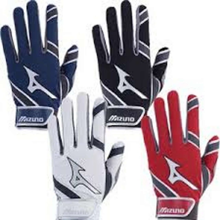 Baseball * | Mizuno Mvp Batting Gloves Yth