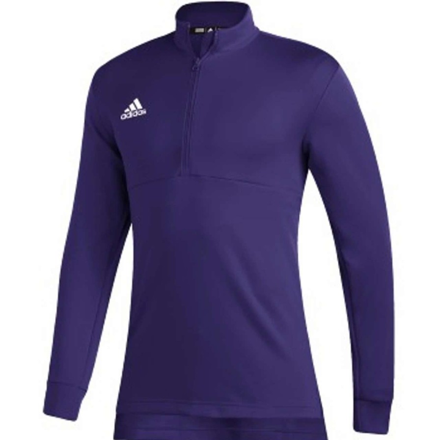 Apparel * | Adidas Team Issue 1/4 Zip Team Coll Purple/White