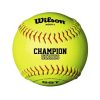 Fastpitch Softball * | Wilson Sports 12 Nfhs Leather Poly Softball, Dozen