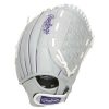 Fastpitch Softball * | Rawlings Sure Catch Fastpitch Glove 12.5 Grey/Purple Rht