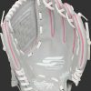 Fastpitch Softball * | Rawlings Sure Catch Fastpitch Glove 10 Grey/Pink Rht