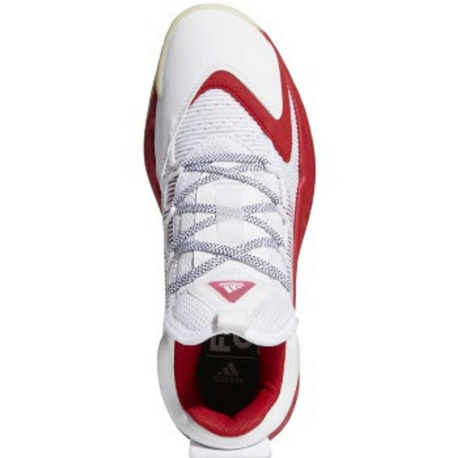 Basketball * | Adidas Pro Boost Mid Cloud White Team Power Red Chalk White