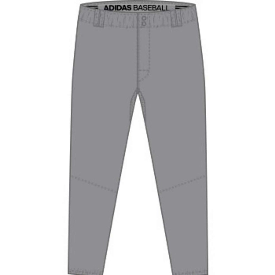 Baseball * | Adidas Youth Diamond King Elite Short Baseball Pant Light Onix