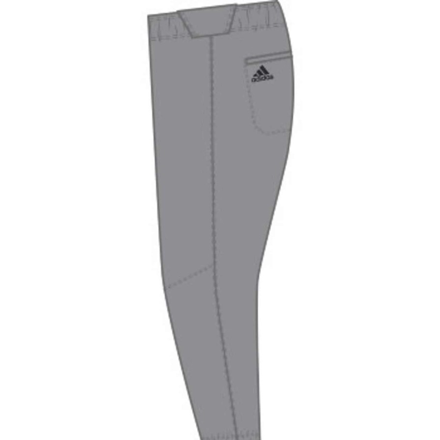 Baseball * | Adidas Youth Diamond King Elite Short Baseball Pant Light Onix