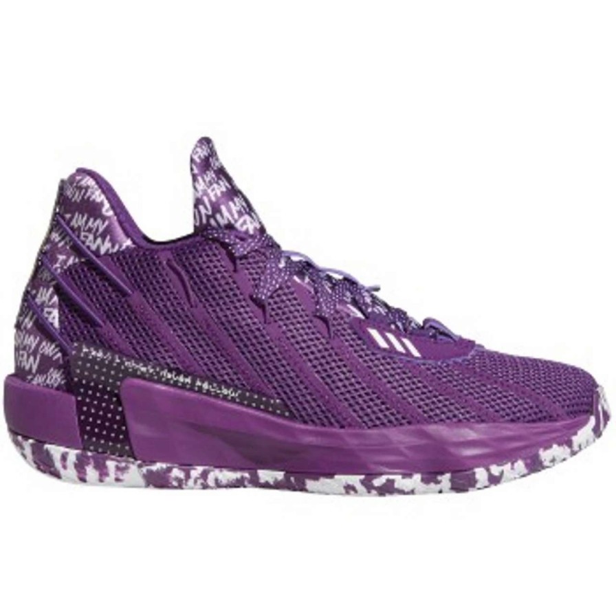 Basketball * | Adidas Dame 7 Glory Purple,White,Glory Purple