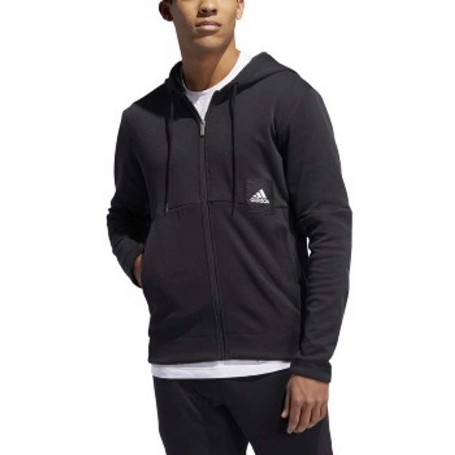 Apparel * | Adidas Cross Up 365 Full Zip Pullover Black (8708)