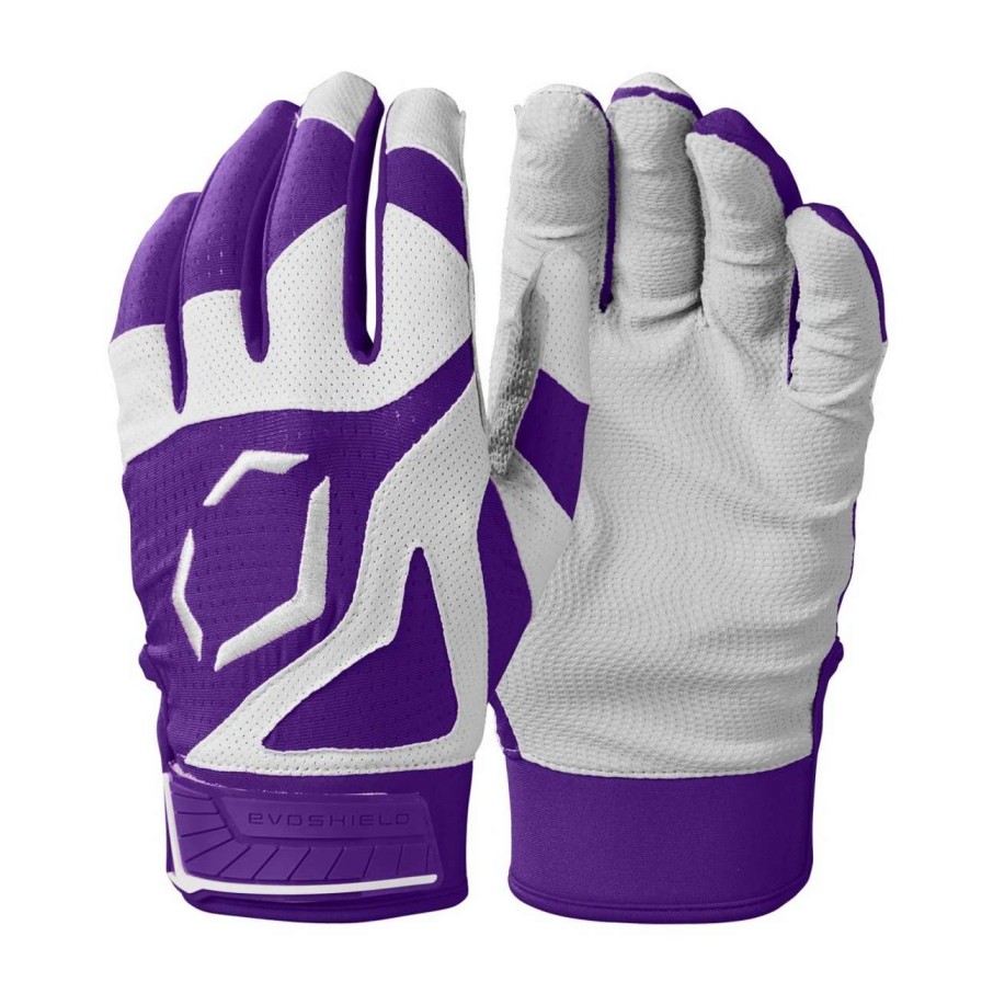 Baseball * | Evoshield Evo Srz 1 Youth Batting Glove Purple