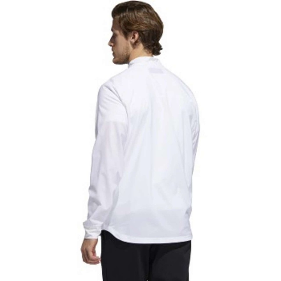 Apparel * | Adidas Long Sleeve 1/4 Zip-White