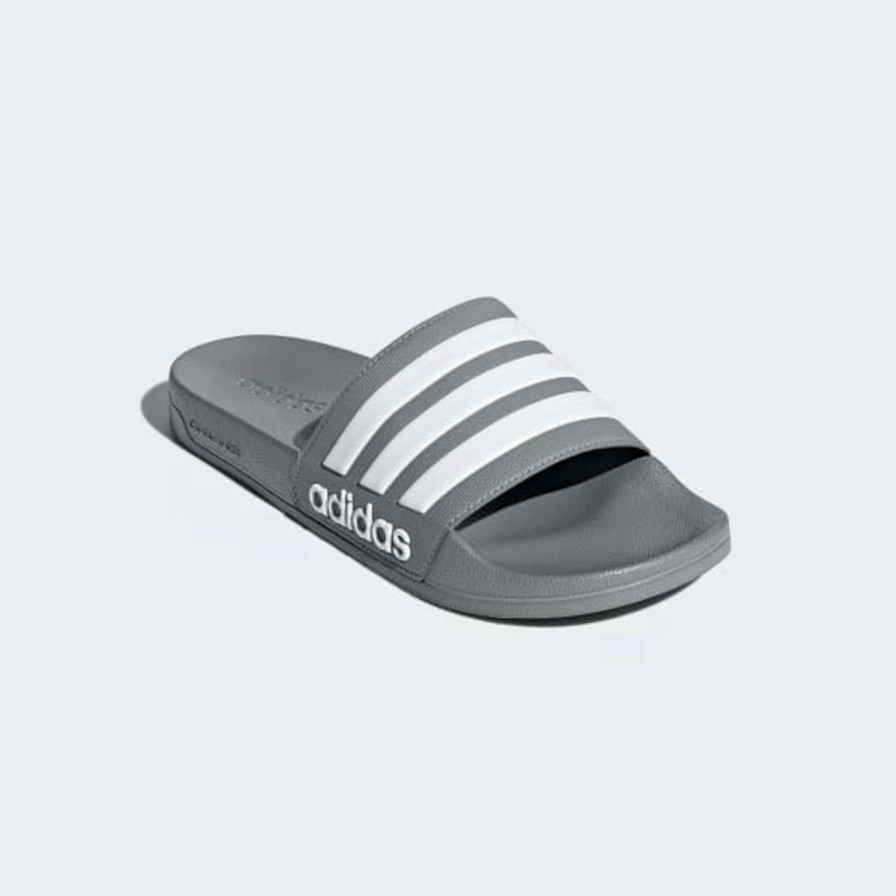 Footwear * | Adidas Adilette Shower Grey And White