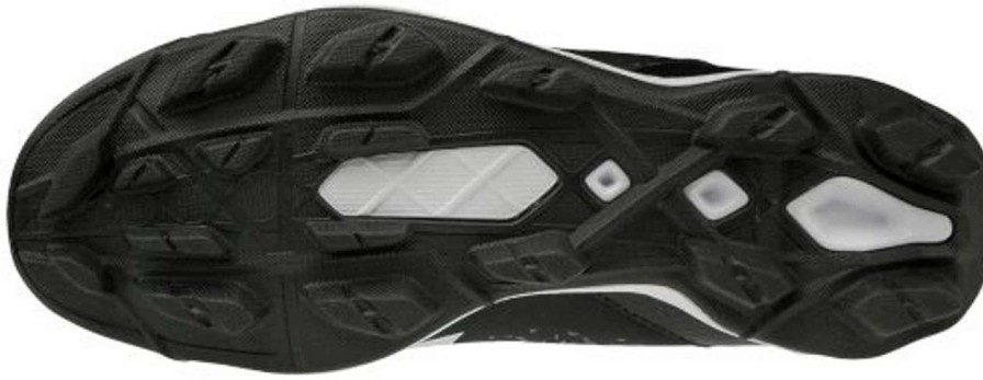 Footwear * | Mizuno Wave Select Nine Jr Youth Baseball Cleat Black/White