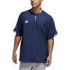 Apparel * | Adidas Fielder'S Choice 2.0 1/4 Zip Cage Jacket Collegiate Navy/Core Heather