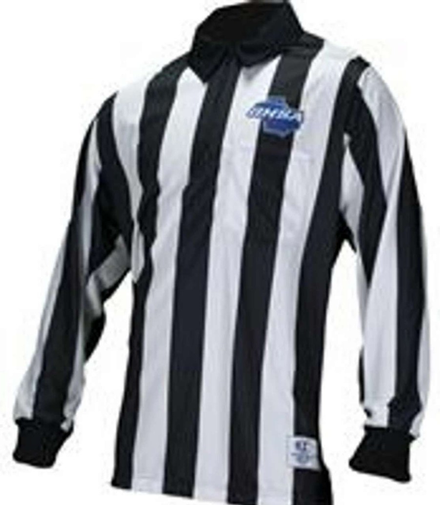 Football * | Cliff Keen Ghsa Football Referee Shirt Longsleeve