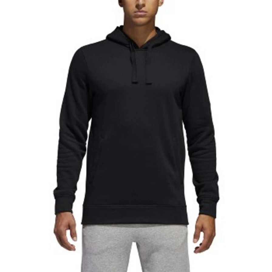 Apparel * | Adidas Fleece Hood Core Black,White