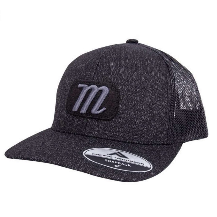 Apparel * | Marucci Fielder'S Choice Trucker Hat Black/Black