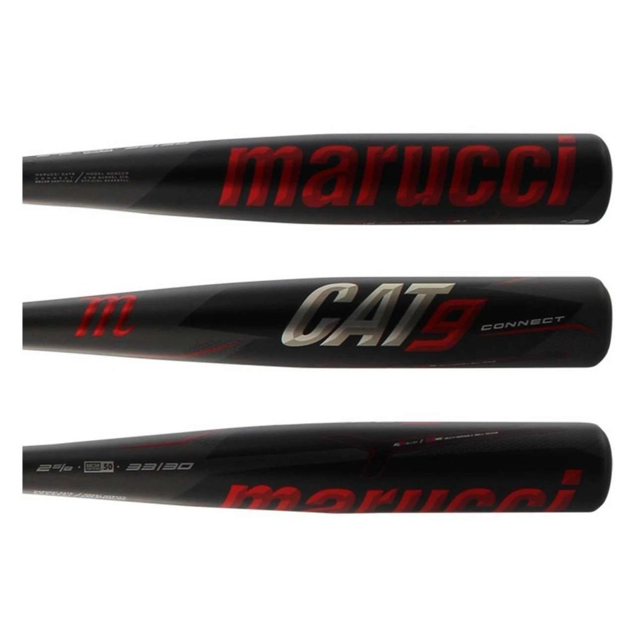 Baseball * | Marucci Cat9 Connect Black -3 Bbcor