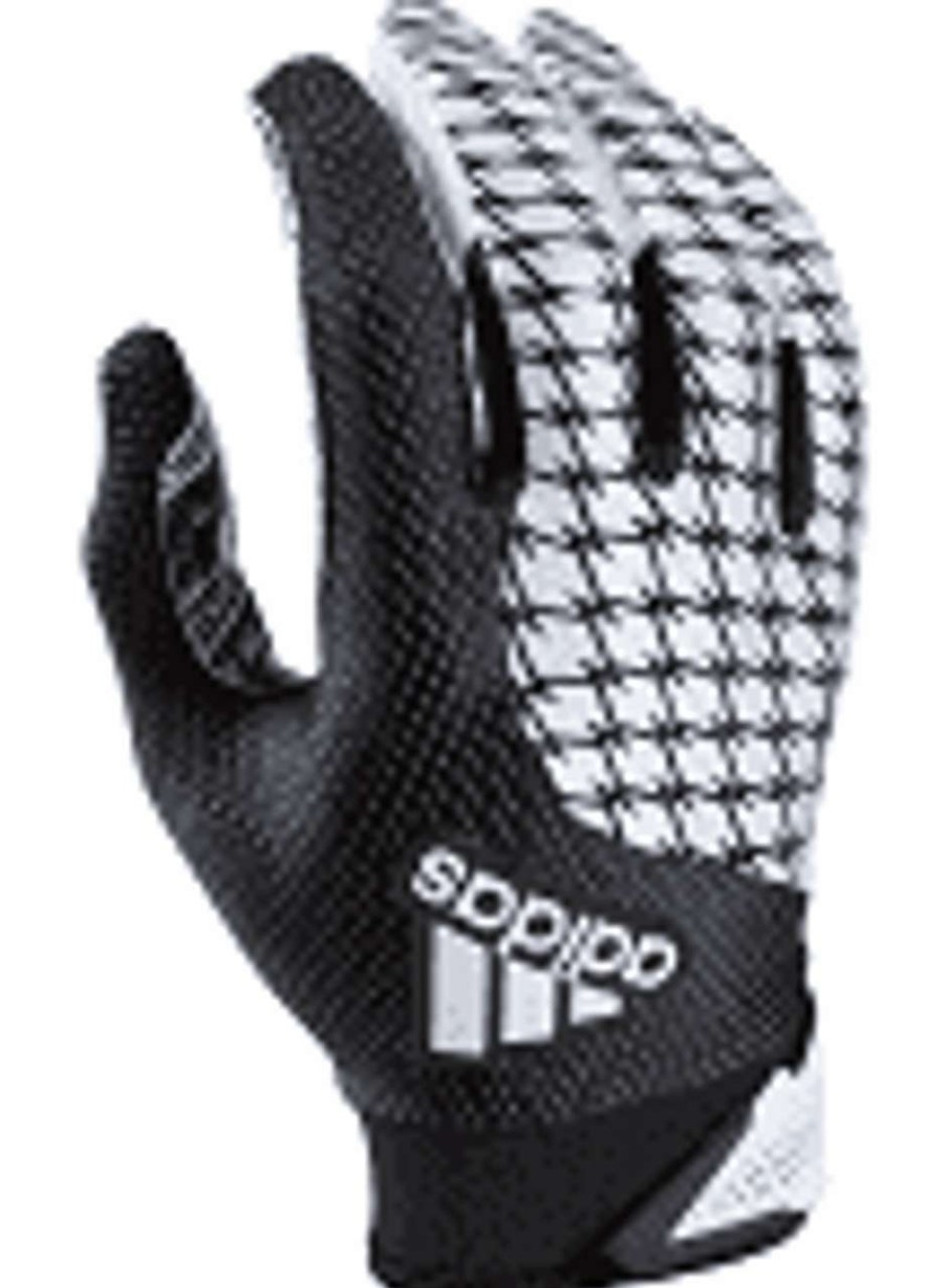 Football * | Adidas Adifast 2.0 Youth Receiver Gloves, Black/White