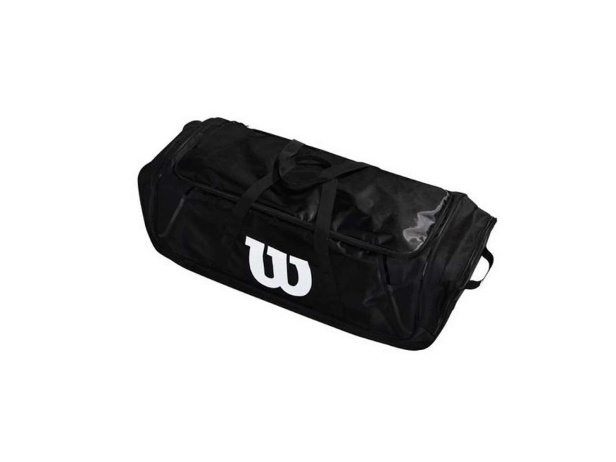 Football * | Wilson Sports Football Bag Holds 10, Black/White