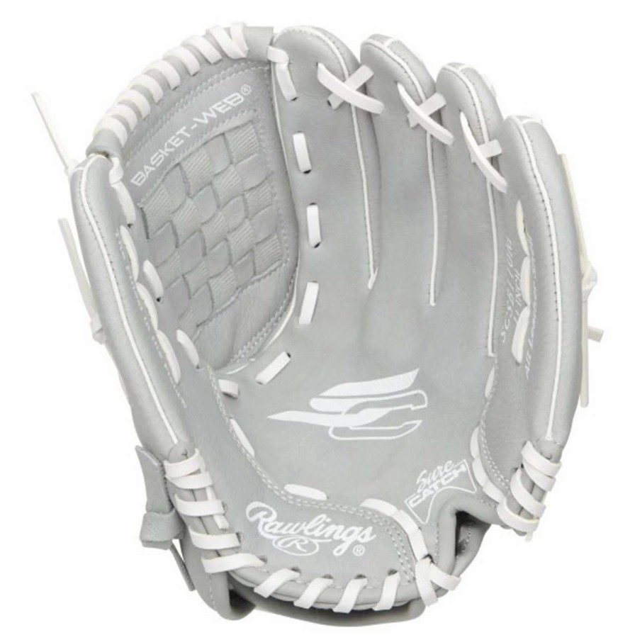 Fastpitch Softball * | Rawlings Sure Catch Fastpitch Glove 11 Grey/Mint Rht