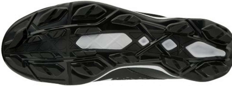 Footwear * | Mizuno Wave Select Nine Tpu Men'S Low Baseball Cleat Black/White