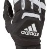 Football * | Adidas Freak Max 2.0 Padded Lineman Gloves, Black/White