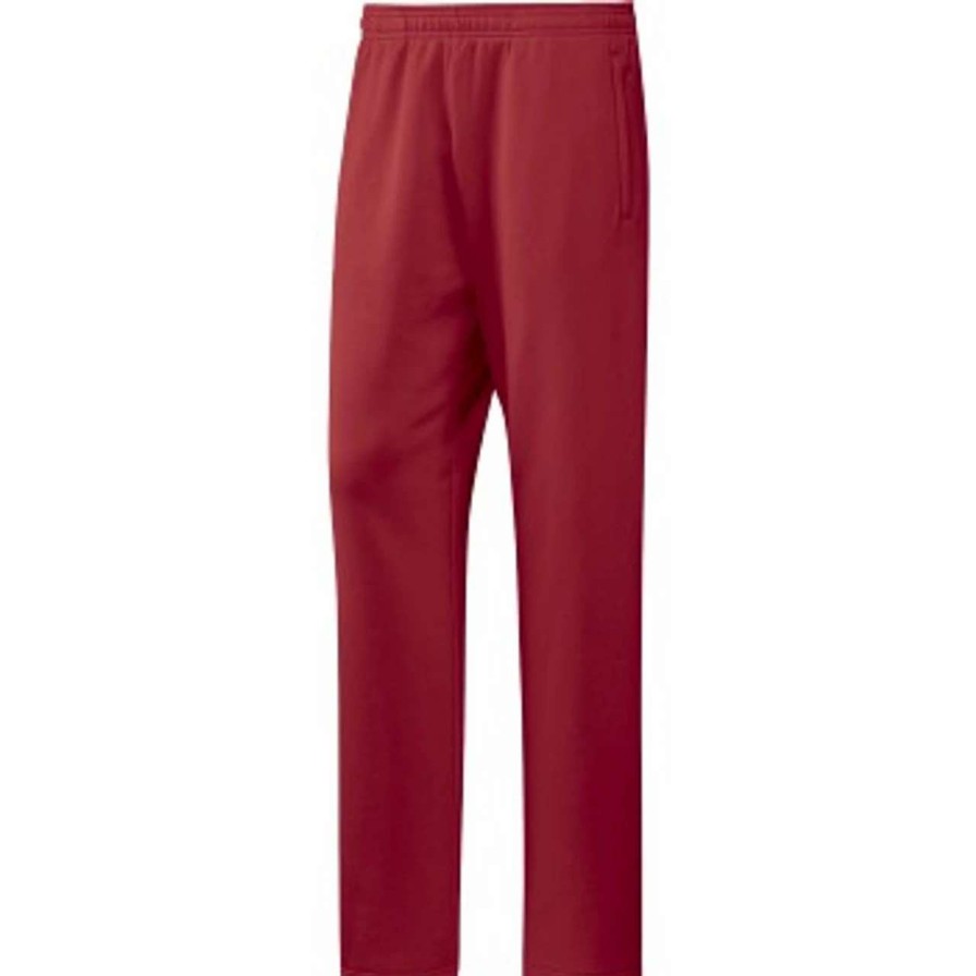 Apparel * | Adidas Fleece Pant Power Red, White